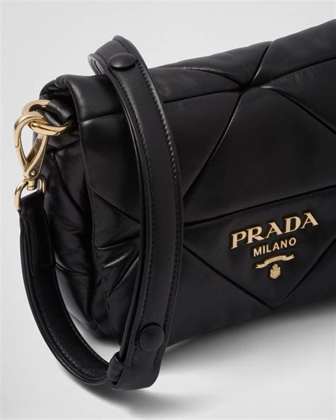 Prada System Nappa Patchwork Shoulder Bag 